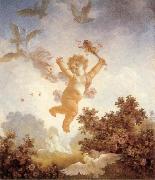 Jean-Honore Fragonard The Jester oil on canvas